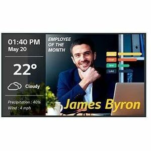 LG 55VSM5J-H 1.40 m (55") LCD Digital Signage Display - 24 Hours/7 Days Operation - Energy Star - In-plane Switching (IPS)