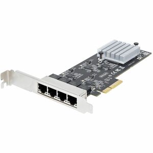 StarTech.com Scheda di rete 2.5 Gigabit a 4 porte - Scheda Ethernet PCIe da 2,5 Gbps NBASE-T, NIC Multi-Gigabit, Scheda LA