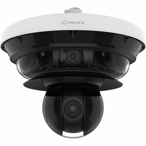 Wisenet PNM-C34404RQPZ 34 Megapixel Outdoor 4K Network Camera - Color - Dome - White - 656.17 ft Infrared Night Vision - H