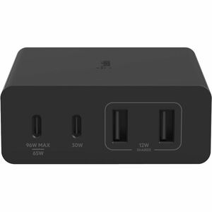 Belkin BoostCharge Pro 108 W AC Adapter - Universal Adapter - USB - USB Type-C - For MacBook Pro, iPhone - Black