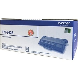 Brother TN3428 Original Standard Yield Laser Toner Cartridge - Black Pack - 3000 Pages