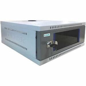 D-Link 2U Wall Mountable Rack Mount Enclosure for DVR - Grey - Toughened Glass, Steel - 8 kg Static/Stationary Weight Capa