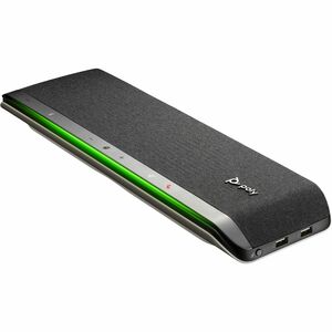 Poly Sync 60 Câblé / Sans fil Bluetooth Haut-parleur Main Libre - Argenté - 6 x Bi DirectionnelMicrophone(s) - 50 mm Encei