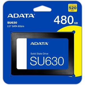 Unidad de estado sólido Adata Ultimate SU630 ASU630SS-480GQ-R - 2.5" Interno - 480GB - SATA (SATA/600) - Negro - 100TB TBW