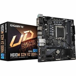 Gigabyte Ultra Durable H610M S2H V2 DDR4 (rev. 1.0) Desktop Motherboard - Intel H610 Chipset - Socket LGA-1700 - Intel Opt