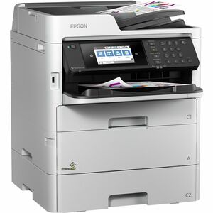 Epson WF C579R Inkjet Multifunction Printer - Monochrome - Copier/Printer/Scanner - Up to 50000 Pages Monthly - Colour Sca