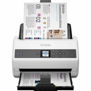 Epson WorkForce 870 Sheetfed Scanner - 600 dpi Optical - 10-bit Color - 65 ppm (Mono) - 65 ppm (Color) - Duplex Scanning -