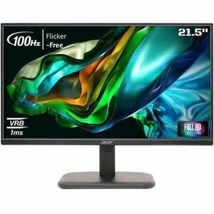 Acer EK220Q H3 55.88 cm (22") Class Full HD LED Monitor - 16:9 - Black - 54.61 cm (21.50") Viewable - Vertical Alignment (