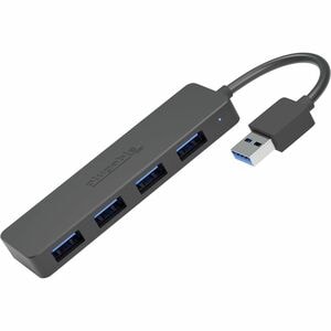 Plugable 4 Port USB Hub 3.0, USB Splitter for Laptop - Compatible with Windows, Surface Pro, PC, Chromebook, Linux, Androi