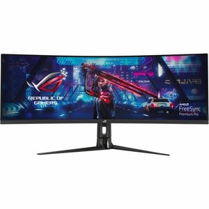 Asus ROG Strix XG49VQ 49" Class 4K Curved Screen Gaming LCD Monitor - 32:9 - Black - 49" Viewable - Vertical Alignment (VA