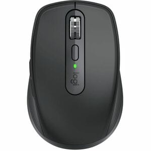 Logitech MX Anywhere 3S Mouse - Bluetooth - USB Type C - Darkfield - 6 Button(s) - Graphite Grey - Wireless - Rechargeable