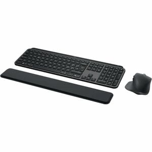 Logitech MX Keys S Combo Keyboard & Mouse - QWERTY - Spanish - USB Membrane/Scissor Wireless Bluetooth Keyboard - Keyboard