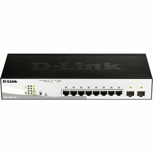 D-Link Metro DGS-1210 DGS-1210-10P 8 Ports Manageable Ethernet Switch - Gigabit Ethernet - 10/100/1000Base-T, 1000Base-X -