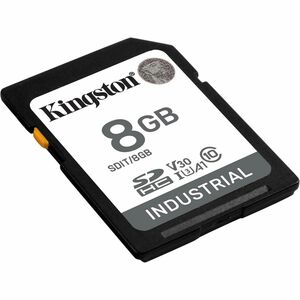 SDHC Kingston Industrial - 8 GB - Classe 10 di tipo UHS-I (U3) - V30 - 100 MB/s Lettura