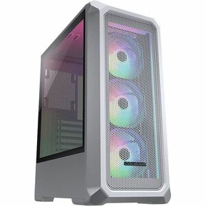 COUGAR CGR-5CC5W-MESH-RGB Gabinete para computadora gamer - Mini ITX, Micro ATX, ATX Placa base admitida - Media Torre - V
