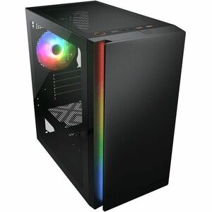 COUGAR Gabinete para computadora gamer - Mini ITX, Micro ATX Placa base admitida - Minitorre - Vidrio templado - Negro - 5