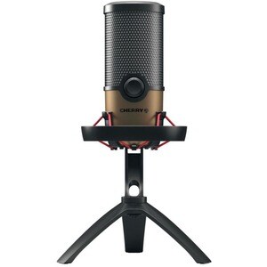CHERRY UM 9.0 PRO RGB Com fios Microfone - Preto, Cobre - 2.50 m - Estéreo - 20 Hz para 20 kHz - Bidirecional, Omnidirecio