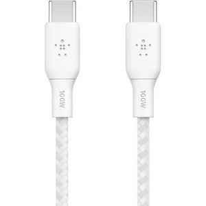 Belkin USB-C to USB-C Cable 100W - 2.99 m USB-C Data Transfer Cable for MacBook, MacBook Pro, iPad Air, iPad mini, iPad Pr