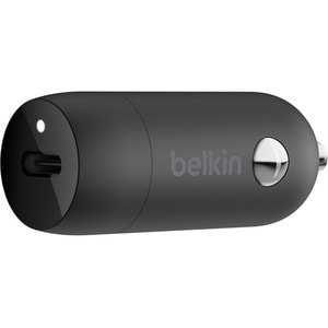Belkin BoostCharge 30W USB-C Car Charger - 12 V DC Input - 3 A - Black
