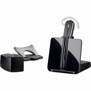Poly-Hp - La Poly CS540A Headset with handset lifter TAA - Mono - Wireless - DECT - 393.7 ft - Over-the-ear - Monaural - In-ear - Noise Cancelling Microphone - Noise Canceling - Black - TAA Compliant
