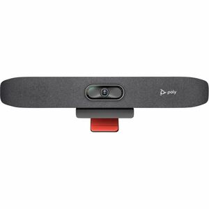 Poly Studio R30 USB Video Bar - Small Room Size Supported - 3840 x 2160 Video (Live) - 4K UHD - 30 fps - USB - Wireless LA