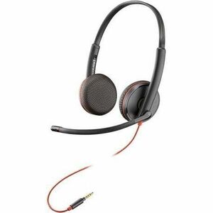 Poly Blackwire C3225 3.5mm Top - Stereo - Mini-phone (3.5mm), USB Type C - Wired - 32 Ohm - 20 Hz - 20 kHz - On-ear, Over-