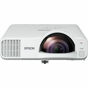 Epson EB-L210SW Short Throw 3LCD Projector - 16:10 - Wall Mountable, Ceiling Mountable, Portable, Tabletop - White - Front