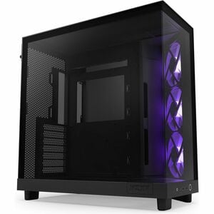 NZXT H6 Flow Computer Case - ATX Motherboard Supported - Mid-tower - Tempered Glass, Galvanized Cold Rolled Steel (SGCC) -