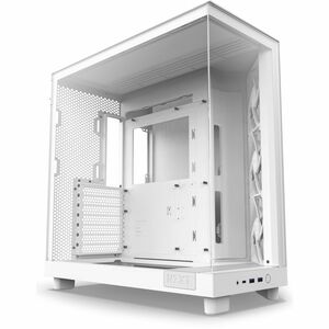 NZXT H6 Flow Computer Case - ATX Motherboard Supported - Mid-tower - Tempered Glass, Galvanized Cold Rolled Steel (SGCC) -