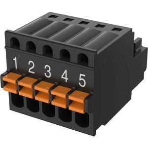 AXIS TU6008 Terminal Connector - 10 Pack - 1 x 5-pin Terminal Block