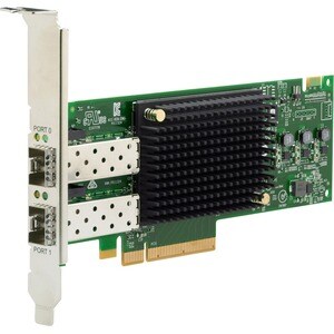 Adaptateur de Bus Hôte Fibre Channel HPE SN1610E - Carte enfichable - PCI Express 4.0 - 2 x Total Fibre Channel Port(s) - 
