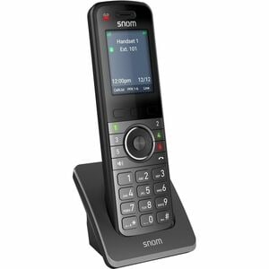 Snom M55 Handset - Schwarz - Schnurlos - DECT, Bluetooth - 6,1 cm (2,4 Zoll) Screen Size - USB - Audio - Headset-Anschluss