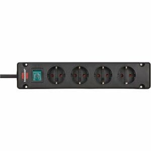Brennenstuhl Bremounta Steckdosenleiste - Winkelsteckverbinder - 4 x AC-Energieversorgung - 1,50 m Kabel - 230 V AC Voltag