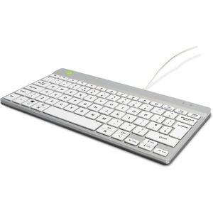 R-Go Compact Break Keyboard - R-Go Compact Break ergonomic keyboard, with break software, mini USB keyboard, QWERTY (UK), 