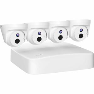 Tenda 4 Channel PoE HD Video Security Kit - Camera, Network Video Recorder - 4 Camera(s) - 2560 x 1440 Camera Resolution -