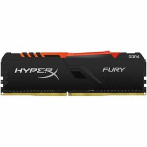 HyperX Fury 8GB DDR4 SDRAM Memory Module - 8 GB - RGB - DDR4-3733/PC4-29800 DDR4 SDRAM - 3733 MHz Single-rank Memory - CL2