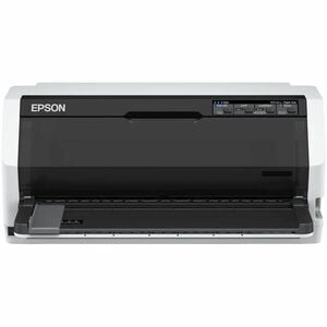 Stampante Ad Aghi Epson LQ-690II - Monocromatico - 24-pin - Nero, Bianco - 7 Copie - 106 Colonna - 487 cps Mono - 360 x 18