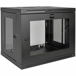 Tripp Lite series SmartRack SRW9UG 9U Wall Mountable Rack Cabinet for LAN Switch - 482.60 mm Rack Width x 419.10 mm Rack D