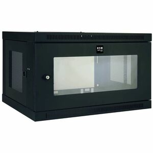Tripp Lite series SmartRack SRW6UG 6U Rack-mountable, Wall Mountable Rack Cabinet for VoIP Device419.10 mm Rack Depth - Bl