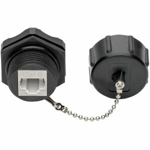 Tripp Lite series N206-KJ01-IND Network Connector - TAA Compliant - 1 x RJ-45 Network Female, 1 x 110-punchdown - Shieldin