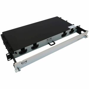 Tripp Lite by Eaton N48S-2M24L12-10Network Patch Panel - Aqua - 12 x Duplex - 1U High - 19" Wide - Rack-mountable