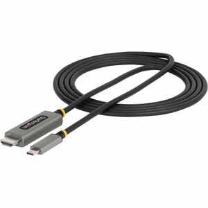 StarTech.com 6ft (2m) USB-C to HDMI Adapter Cable, 8K 60Hz, 4K 144Hz, HDR10, USB Type-C to HDMI 2.1 Converter, USB-C/USB4/