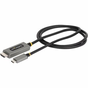 StarTech.com 3ft (1m) USB-C to HDMI Adapter Cable, 8K 60Hz, 4K 144Hz, HDR10, USB Type-C to HDMI 2.1 Converter, USB-C/USB4/