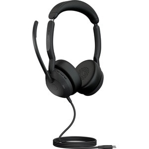 Jabra Evolve2 50 Wired/Wireless On-ear Stereo Headset - Binaural - Supra-aural - 3000 cm - Bluetooth - 20 Hz to 20 kHz - 1