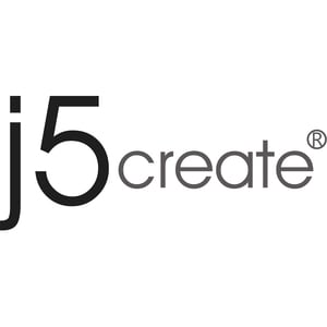 j5create Premium USB-Typ C Docking Station für TV/Monitor/Projektor/Notebook - Ladefunktion - Grau, Weiß - 6K, 4K UHD - 38