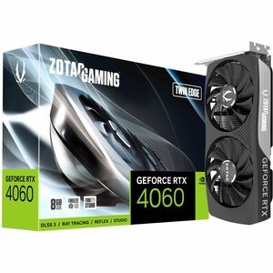Zotac NVIDIA GeForce RTX 4060 Grafikkarte - 8 GB GDDR6 - 7680 x 4320 - 2,46 GHz Boost-Taktfrequenz - 128 Bit Busbreite - P