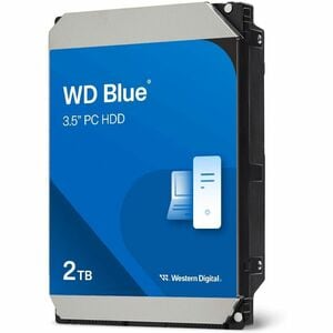 WD Blue Festplatte - 3,5" Intern - 2 TB - SATA (SATA/600) - Conventional Magnetic Recording (CMR) Method - Desktop-PC Unte