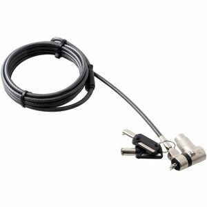 CODi Universal 3-in-1 Keyed Cable Lock - Compatible with; Standard T-bar security slot, Noble security slot & Nano securit