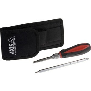 AXIS Screwdriver - TAA Compliant - Stainless Steel, Chrome Vanadium - Non-slip Handle, Rubber Handle, Quick-release
