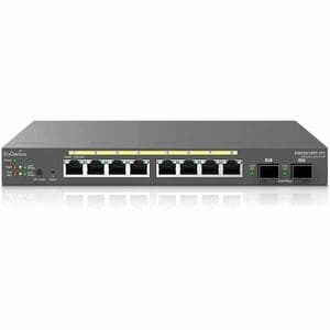 EnGenius EWS2910FP-FIT Ethernet Switch - 8 Ports - Manageable - Gigabit Ethernet - 10/100/1000Base-T, 1000Base-X - 2 Layer